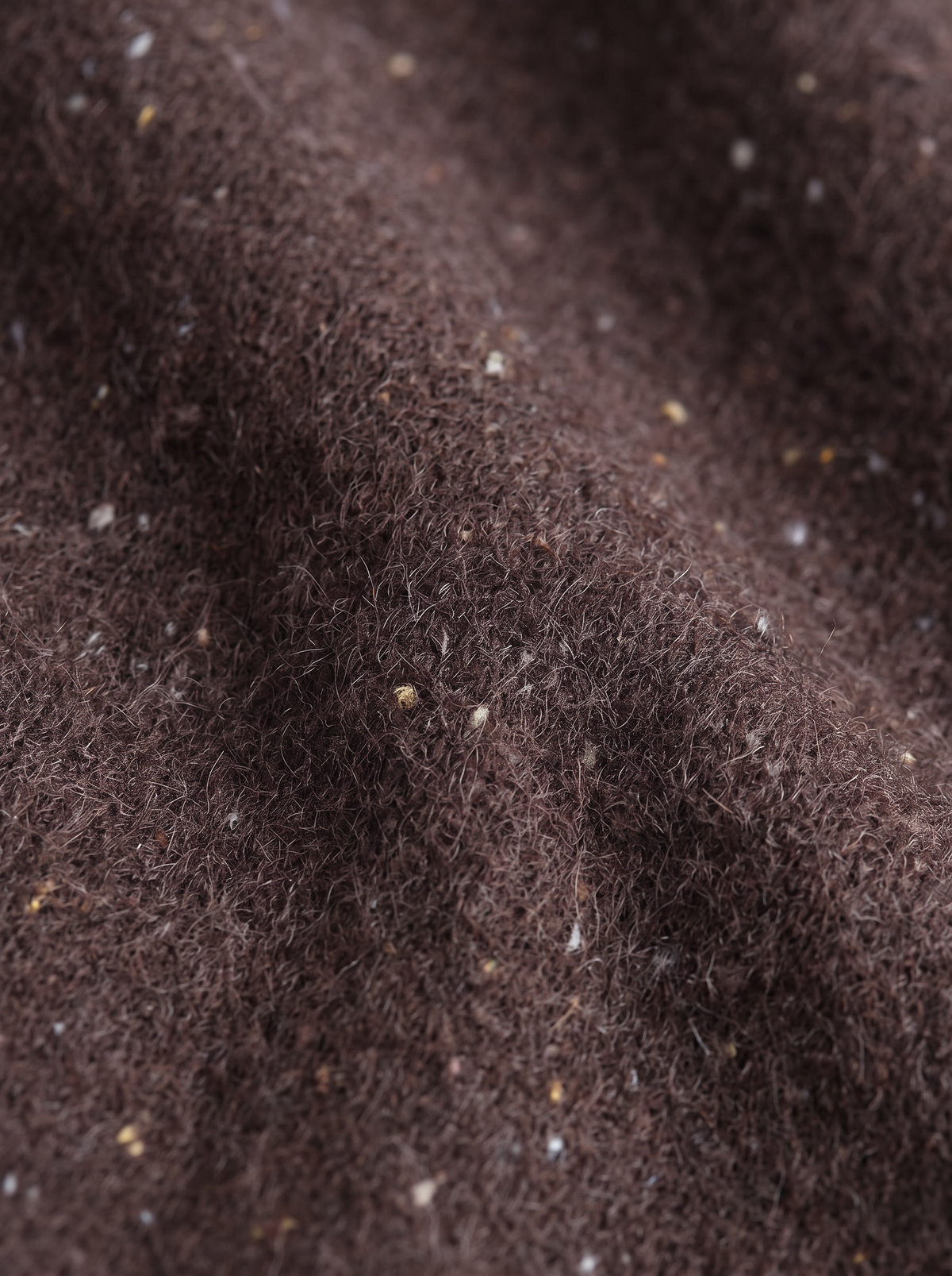 "Oversized Comfort" Dotted 100% Wool Triangle Wrap
